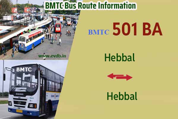 BMTC 501BA - Hebbal to Hebbal Bus Route Information