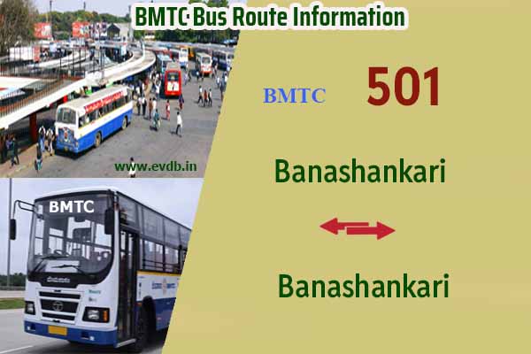 BMTC 501 - Banashankari to Banashankari Bus Route Information